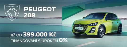 PEUGEOT 208 za 399+0% úrok 112024