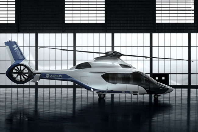 Peugeot Design Lab v rámci designérské soutěže, která ukázala záměr společnosti Airbus Helicopters otevřít se novým vlivům a vytvořit nové měřítko v oblasti designu.
