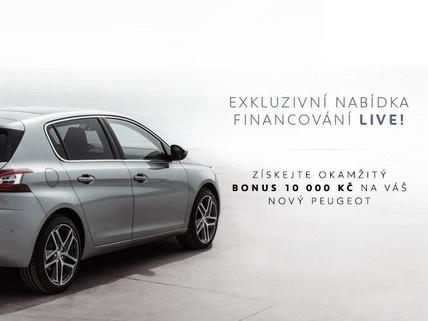 Financování nového vozu Peugeot - Live