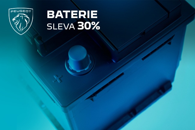 Sleva na akumulátory 30 %