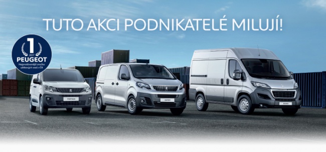 Peugeot - akce pro podnikatele